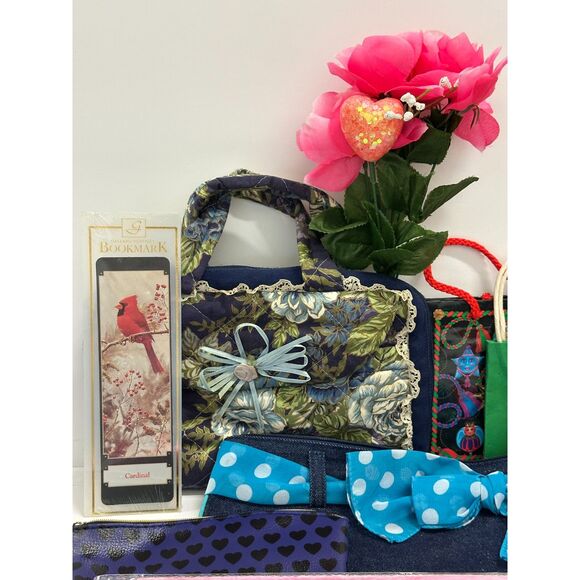 Junk Drawer Miscellaneous Stuff Lot Bags Collectible Flowers - Picture 3 of 8